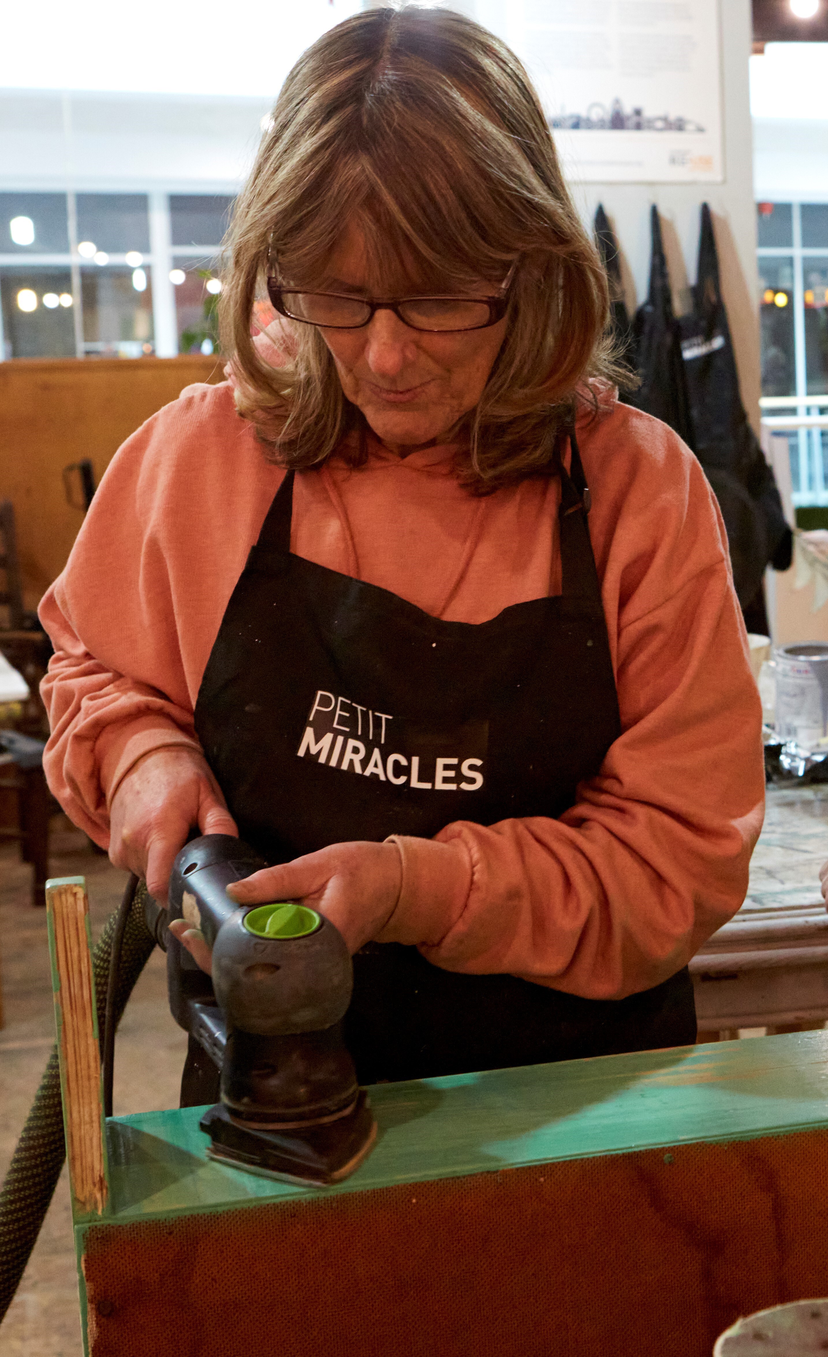 Workshop sanding