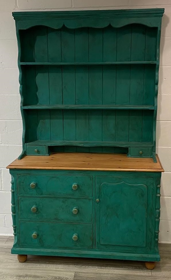 green welsh dresser before